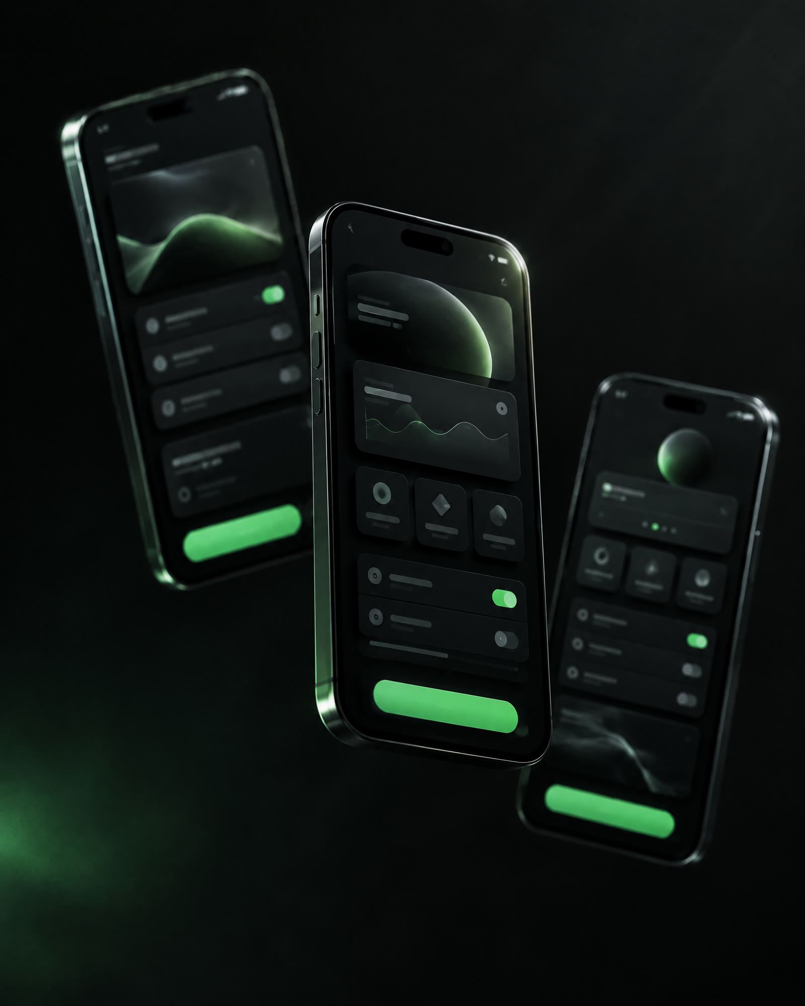 App screens